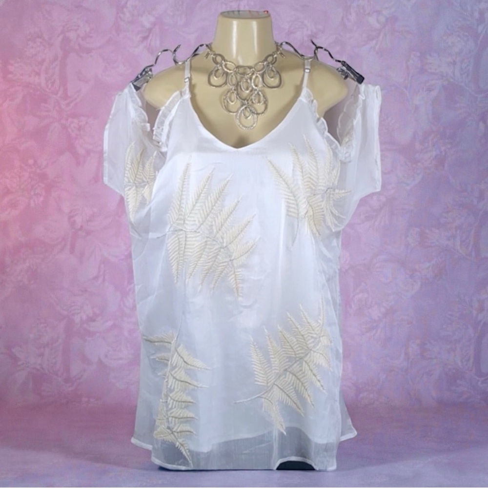 🎁 Gimmicks NWOT Dressy blouse Size XL - Picture 2 of 10